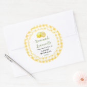 Huisgemaakte Limoncello Fles Etiket (Envelop)