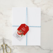 Huisgemaakte tomatensap met rode tomaat cadeaulabel (Met Touw)