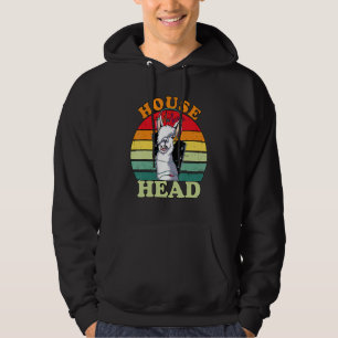 Huishoofd Huismuziek Edm Huis Hoofd Lama Dj Alp Hoodie