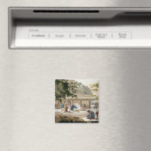 Huishoudelijk leven in Kupang, Timor, bord 10 van  Magneet (Insitu (Vaatwasser))