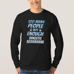 Huishoudelijk mediumhaar Gezegde Introvert. T-shirt