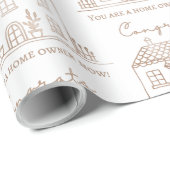 Huishoudelijk opwarmingspapier cadeaupapier (Rol Hoek)