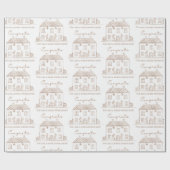 Huishoudelijk opwarmingspapier cadeaupapier (Vlak)