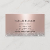 Huishoudelijk reinigen Modern Roos Gold en Silver Visitekaartje (Achterkant)