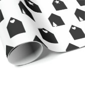 Huishoudelijk schattig papier voor de verpakking v (Rol Hoek)