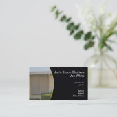 Huishoudelijk Storm Shutter Visitekaartje (Staand voorkant)