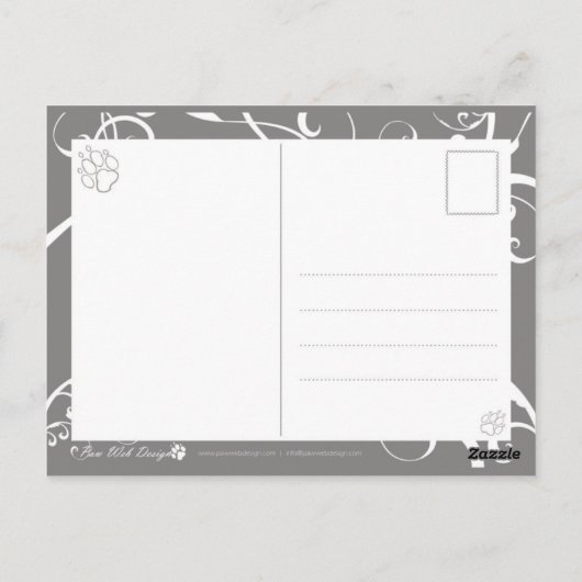 Huishoudelijke afdeling 17 briefkaart (Achterkant)