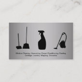 Huishoudelijke benodigdheden / Schoonmaakmiddelen Visitekaartje (Achterkant)