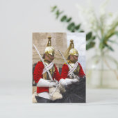 Huishoudelijke cavalerie wisseling van de wacht Ar Briefkaart (Staand voorkant)