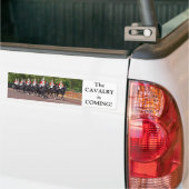 Huishoudelijke Cavalry Bumpersticker (Op Truck)