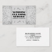 Huishoudelijke commerciële schoonmaakdiensten visitekaartje (Voorkant / Achterkant)