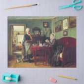 Huishoudelijke conversatie (door Konstantin Makovs Tissuepapier (Craft)