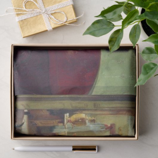 Huishoudelijke conversatie (door Konstantin Makovs Tissuepapier (Geschenk)