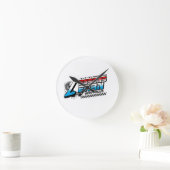 HUISHOUDELIJKE DECORATIE FOCUS LESSEN GELERD RONDE KLOK (Huis)