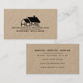 Huishoudelijke dienstverlening geïnspireerd  visitekaartje (Voorkant / Achterkant)