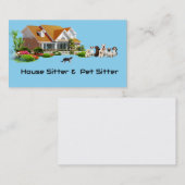 Huishoudelijke en plaatsbepaler visitekaartje (Voorkant / Achterkant)