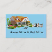 Huishoudelijke en plaatsbepaler visitekaartje (Voorkant)