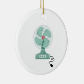 Huishoudelijke Fan Keramisch Ornament (Rechts)