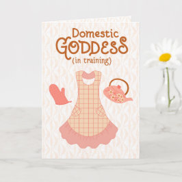 Huishoudelijke Godin (in Opleiding) – Grappig Retr Kaart