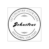 Huishoudelijke Handtekening Custom Rubber Stamp Rubberstempel (Afrduk)