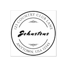 Huishoudelijke Handtekening Custom Rubber Stamp