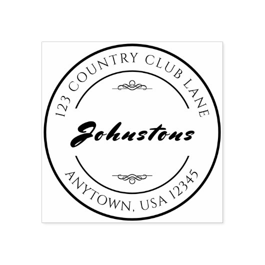 Huishoudelijke Handtekening Custom Rubber Stamp Rubberstempel (Afrduk)