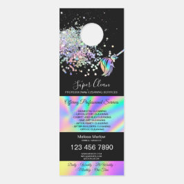 Huishoudelijke Huis Schoonmaak Maid Janitor Deurhanger