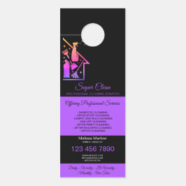 Huishoudelijke Huis Schoonmaak Maid Janitor Deurhanger