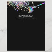 Huishoudelijke Huis Schoonmaak Maid Janitor Flyer (Achterkant)