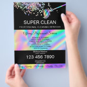 Huishoudelijke Huis Schoonmaak Maid Janitor Flyer (Hand)