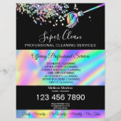 Huishoudelijke Huis Schoonmaak Maid Janitor Flyer (Voorkant)