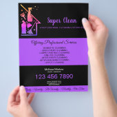 Huishoudelijke Huis Schoonmaak Maid Janitor Flyer (Hand)