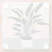 Huishoudelijke installatie glazen onderzetter (Achterkant)