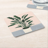 Huishoudelijke installatie kartonnen onderzetters (Schuin)