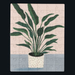 Huishoudelijke installatie puzzel<br><div class="desc">Huisplant IV door Victoria Borges. Biedt een pottenhuisje tegen een neutrale achtergrond.</div>