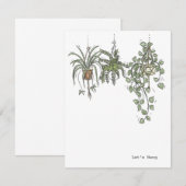 Huishoudelijke Kaart Notitiekaartje (Voorkant / Achterkant)