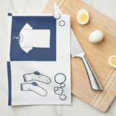 Huishoudelijke keukenhanddoeken (Quarter Fold)