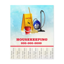 Huishoudelijke marketingmaterialen met treklap