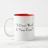 Huishoudelijke Mok / Afrikaanse Amerikaanse diva (Links)