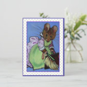 Huishoudelijke muis: Klaar voor partij Kaart (Staand voorkant)