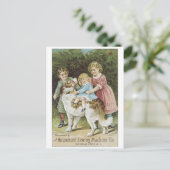 Huishoudelijke naaimachine briefkaart (Staand voorkant)