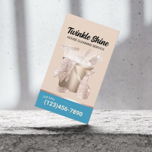 Huishoudelijke opruiming Moderne Begei & Blue Hous Visitekaartje
