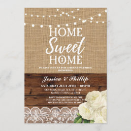 Huishoudelijke opwarmende partij Rustisch Roos Bur Kaart