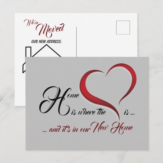 Huishoudelijke opwarming briefkaart (Voorkant / Achterkant)