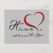 Huishoudelijke opwarming briefkaart (Voorkant)