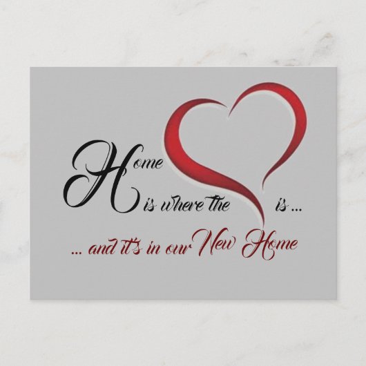 Huishoudelijke opwarming briefkaart (Voorkant)