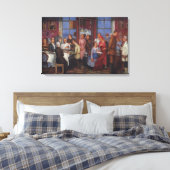 Huishoudelijke opwarming canvas afdruk (Insitu (Slaapkamer))