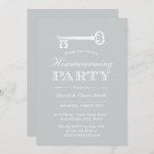 Huishoudelijke opwarming Elegant Silver Skeleton Kaart (Voorkant / Achterkant)