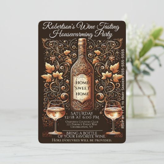 Huishoudelijke opwarming kaart (Staand voorkant)