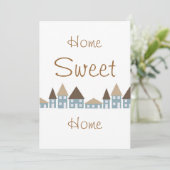 Huishoudelijke opwarming kaart (Staand voorkant)